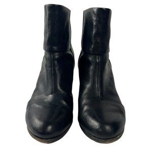 rag & bone The Classic Newbury Leather Ankle Boot in Continuous Black Size 8.5